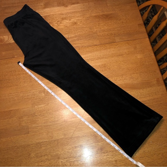 Buttery Soft Colsie Velvet Velour Bell Bottom Lounge Pants - No Drawstring - Picture 3 of 5